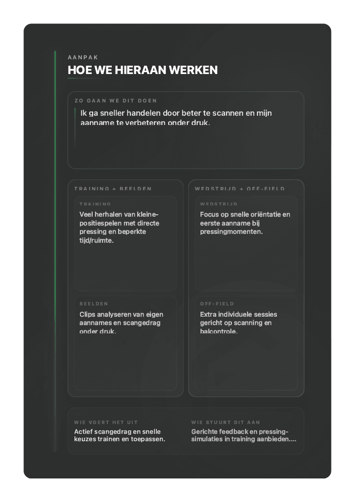 Development plan focus preview